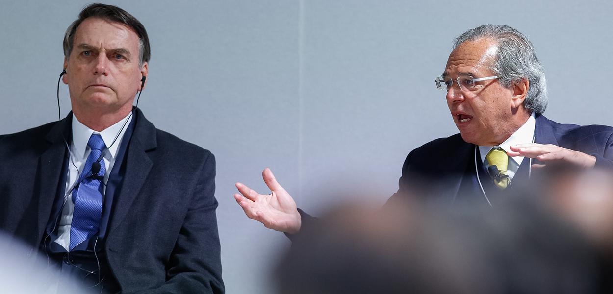 Jair Bolsonaro e Paulo Guedes - Foto Alan Santos - Via 247