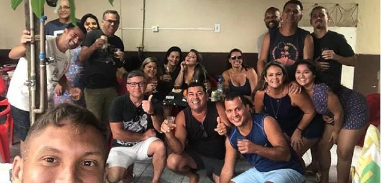 Festa de militar da Saúde (Foto: Reprodução / Instagram)