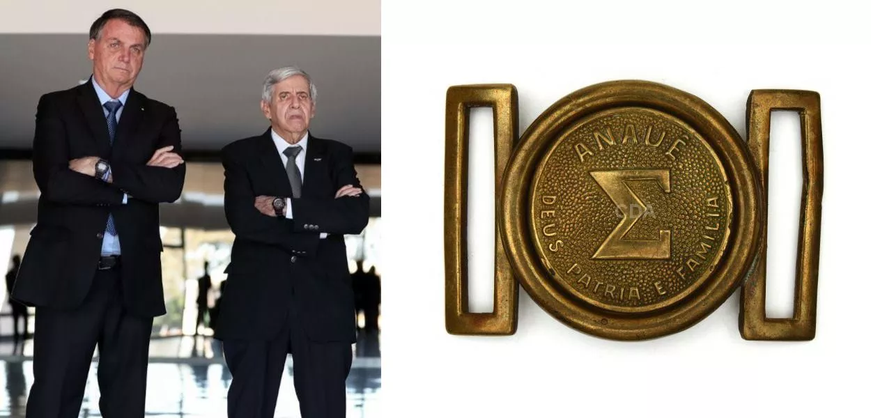 Jair Bolsonaro e Augusto Heleno (Foto: Reprodução)
