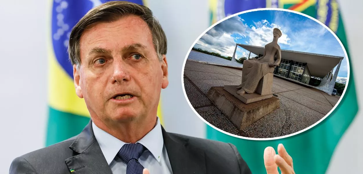 Jair Bolsonaro e STF (Foto: Isac Nóbrega/PR | STF) Jair Bolsonaro e STF (Foto: Isac Nóbrega/PR | STF)
