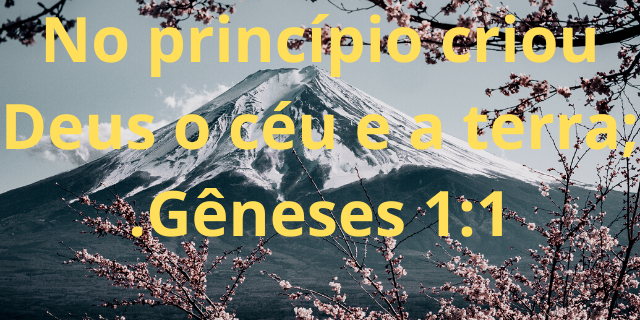 Gênesis Capítulo 1 - Versículo 1 Gênesis Capítulo 1 - Versículo 1