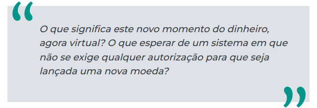 Novo momento do dinheiro Novo momento do dinheiro